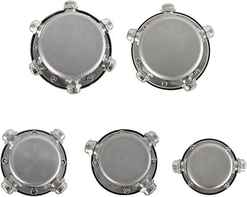 Stainless Steel Waterproof Junction Box, Special for Underwater Lights and Fountain Lights Junctions Box, IP68 Waterproof 1 to 5 Ways Connector and Terminal(1 in 3 Out) in Saudi Arabia