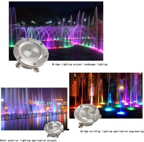 Stainless Steel Waterproof Junction Box, Special for Underwater Lights and Fountain Lights Junctions Box, IP68 Waterproof 1 to 5 Ways Connector and Terminal(1 in 3 Out) in Saudi Arabia