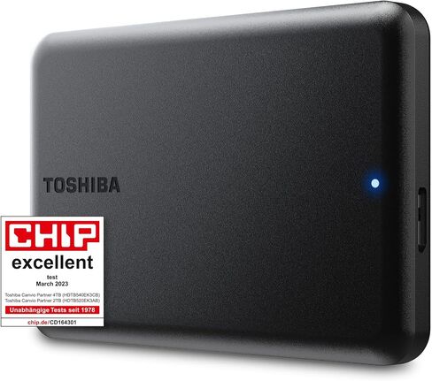 Toshiba Canvio Partner 2TB Portable 2.5 '' Hard Drive الخارجي ، USB 3.2 ، Mac & Windows متوافق. Xbox ، PS4 ، PS5 in Saudi Arabia