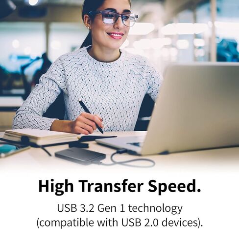 Toshiba Canvio Partner 2TB Portable 2.5 '' Hard Drive الخارجي ، USB 3.2 ، Mac & Windows متوافق. Xbox ، PS4 ، PS5 in Saudi Arabia