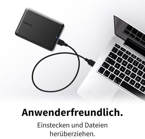 Toshiba Canvio Partner 2TB Portable 2.5 '' Hard Drive الخارجي ، USB 3.2 ، Mac & Windows متوافق. Xbox ، PS4 ، PS5 in Saudi Arabia