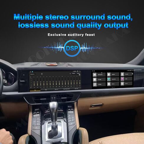 12.3 "شاشة مزدوجة شاشة Android Car Stereo لـ Porsche Cayenne 2011-2017 وحدة تنقل GPS Plavigation Head Player Multimedia Screen Multimedia (8-256 جيجا بايت) in Kuwait