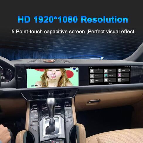 12.3 "شاشة مزدوجة شاشة Android Car Stereo لـ Porsche Cayenne 2011-2017 وحدة تنقل GPS Plavigation Head Player Multimedia Screen Multimedia (8-256 جيجا بايت) in Kuwait
