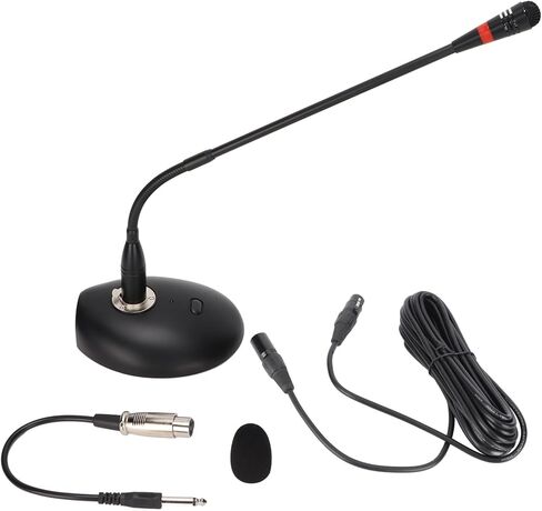 MOSONECK MICROPHONE ، ميكروفون ميكروفون المكثف D38 الميكروفون الميكروفون مع كابل XLR إلى 6.35 ملم لبث المؤتمر in Saudi Arabia