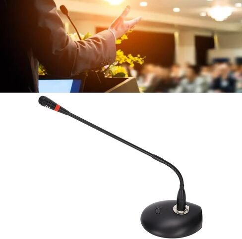 MOSONECK MICROPHONE ، ميكروفون ميكروفون المكثف D38 الميكروفون الميكروفون مع كابل XLR إلى 6.35 ملم لبث المؤتمر in Saudi Arabia