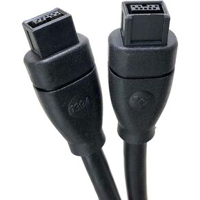 15 قدمًا. Firewire IEEE 1394B 9P-9P Cable Black in Kuwait