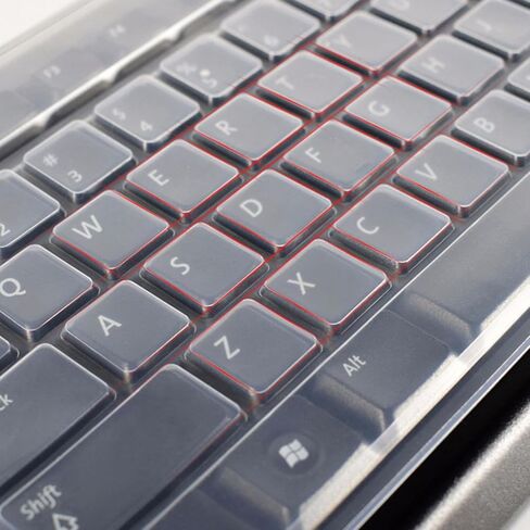 Desktop Computer Keyboard Cover Skin for PC 104/107 Keys Standard Keyboard, Anti Dust Waterproof Keyboard Protector Skin (Clear) in Saudi Arabia