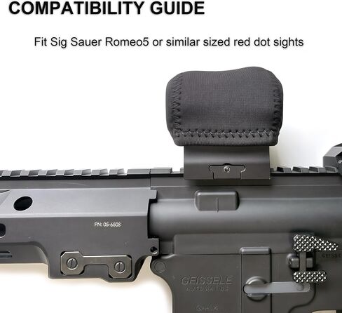غلاف مشهد Red Dot Neoprene Neoprene Gust & Scratch Protector Universal for Sig Sauer Romeo5 والبصريات النطاق نفسه الحجم in Saudi Arabia