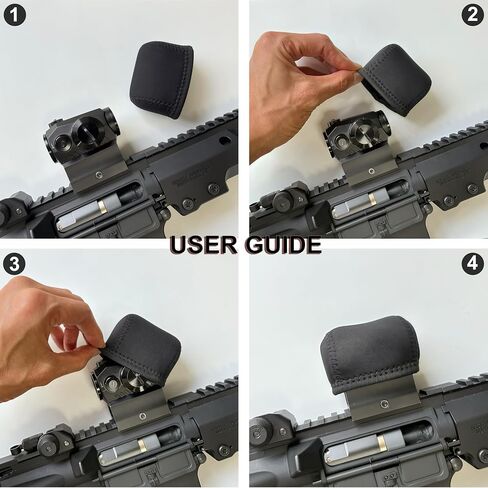 غلاف مشهد Red Dot Neoprene Neoprene Gust & Scratch Protector Universal for Sig Sauer Romeo5 والبصريات النطاق نفسه الحجم in Saudi Arabia