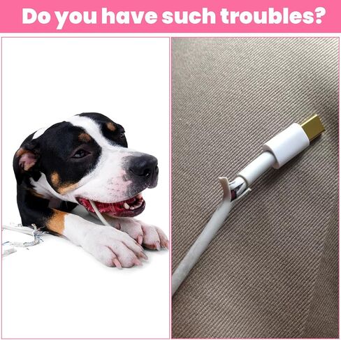 10 Pcs Spiral Cable Protector, Multicolor Charger Protector from Pets No Chew The Cable, Data Cables Protective, Headphone Saver Charger Protective Cover for Phone Chargers in Saudi Arabia