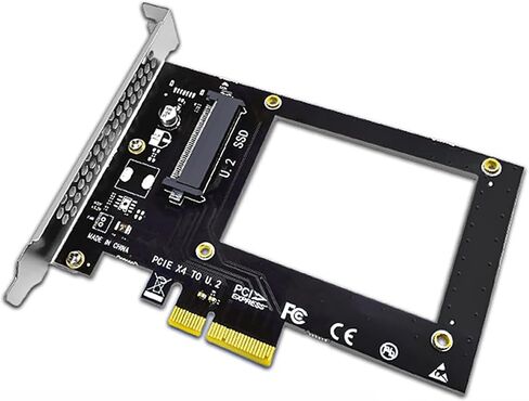 U.2 to PCIe Adapter Card PCIe 3.0 x4 Expansion Card with SFF-8639 U.2 NVMe SSD Support, Compatible with Windows/Linux/Mac OS, Stable No Power Supply Needed (SFF8639) in Saudi Arabia