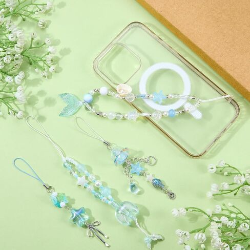 Ornaland 4 PCS Charm Charm Cute Y2K Phone Wrist Strap for Bage Pres Mobile Camera Decoration in Saudi Arabia
