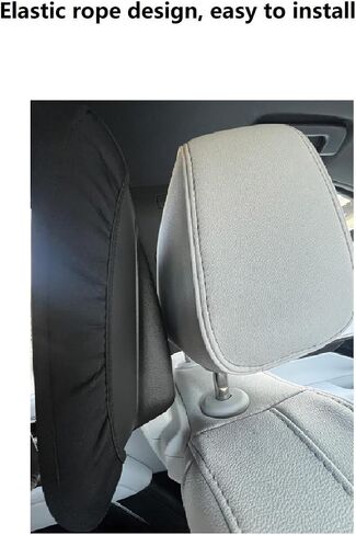 Premium Leather Screen Protectors for 2021-2025 Chevy Tahoe/Suburban & GMC Yukon | 2-Pack Luxury Shockproof Covers | Elastic Strap Design, Effortless Fit in Saudi Arabia
