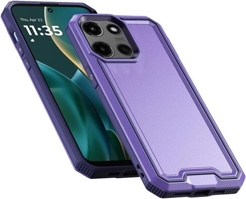 for Motorola Moto G Stylus 5G 2025 XT2517 Exquisite Hybrid Cover Phone Case + Extreme Band (Red) in Kuwait