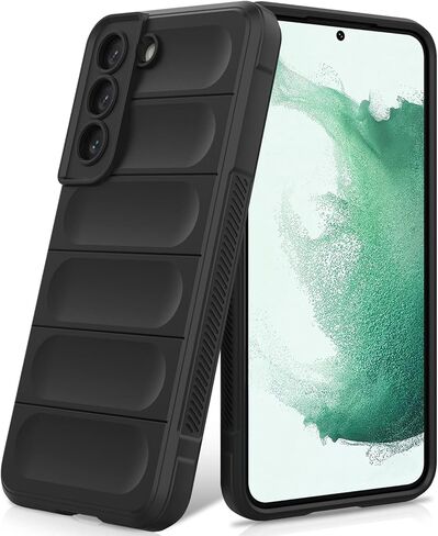 Silicone Case for Xiaomi Poco X7 pro, Anti-Scratch Microfiber Lining, Shockproof Case with Camera Protection, Black in Saudi Arabia