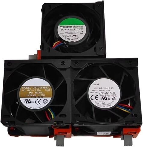 0KVN8J لـ R720 R730 R730XD مروحة التبريد 6 سم برودة مروحة Heatkink CN-0KVN8J KVN8J (1.5A No.1 Fan) in Saudi Arabia