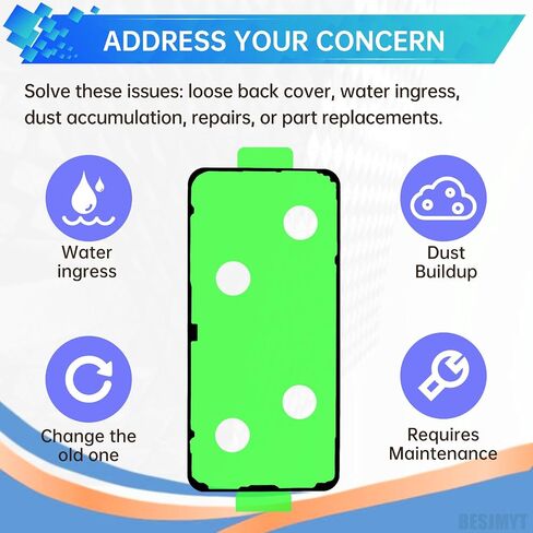 3PCS Battery Door Cover Adhesive Tape for Samsung Galaxy S23 Back Cover Sticker Adhesive Tape Glue Replacement for samsungs23 SM-S911U SM-S911U1 in Saudi Arabia
