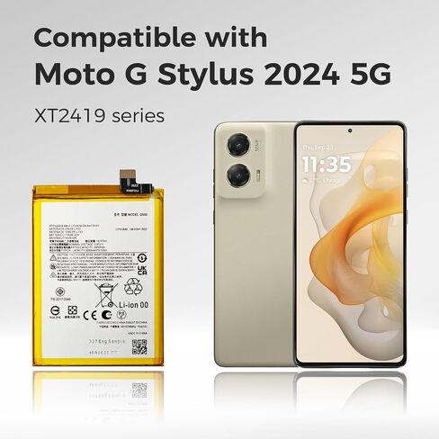 جديد بطارية الهاتف المحمول QS50 متوافق مع سلسلة Moto G Stylus 2024 5G XT2419 ، مع مجموعة أدوات التعليمات و DIY in Saudi Arabia