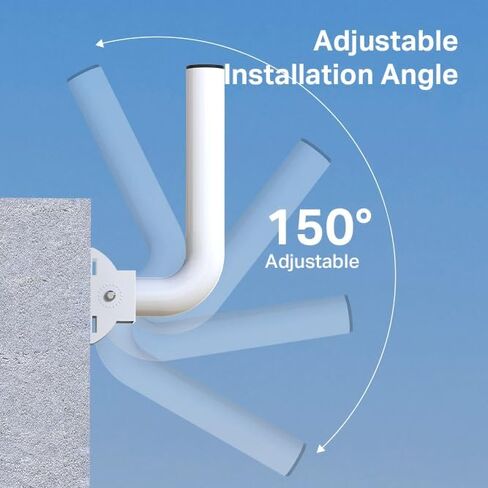 TP-Link TL-APM200 Pole Mount, Universal Compatible with Wireless Bridge/Outdoor Access Point/Outdoor Camera/Antenna, Waterproof, Durable Design in Saudi Arabia
