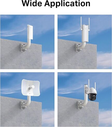 TP-Link TL-APM200 Pole Mount, Universal Compatible with Wireless Bridge/Outdoor Access Point/Outdoor Camera/Antenna, Waterproof, Durable Design in Saudi Arabia