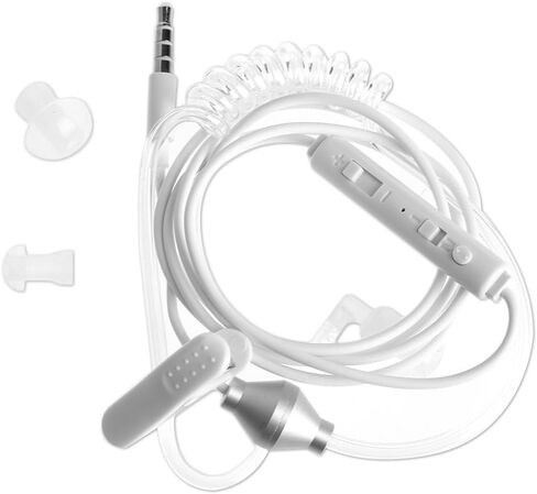 3.5mm in-Ear Anti-Radiation Earphone Air Spring Duct with Mic for Smart Phone in Saudi Arabia