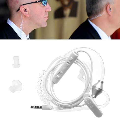 3.5mm in-Ear Anti-Radiation Earphone Air Spring Duct with Mic for Smart Phone in Saudi Arabia