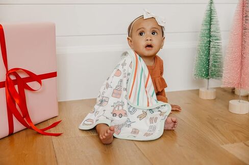 Copper Pearl Baby Security Blanket Set of 2 - Portable Size for Self-Soothing On-The-Go, Ideal Baby Blankets for Boys and Girls, Ultra-Soft, and Gift-Ready Loveys - Bogey in Saudi Arabia