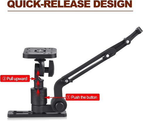 Generic Fish Finder Adapter for Kayak Kayak Mount for Fish Finder Fish Finder Mount Fish Finder Mount for Kayak Kayak Fish Finder Mounting Plate Kayak Boat Transducer Mounting Arm Fish Finder Mount in Kuwait
