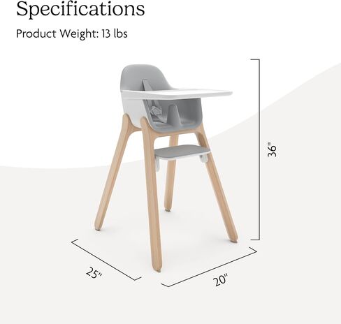 UPPAbaby Ciro High Chair - Easy-to-Clean & Rotating Footrest - Chloe in Saudi Arabia