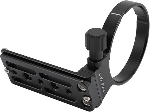 TBEST LENS TRILAR TRUPOD MOUNT Aluminium Base Base مع لوحة 80 مم لـ Z 24 إلى 200 مم F46.3 VR DX 50 250mm F45.6. 70 180 مم F2.8 عدسات الكاميرا in Saudi Arabia