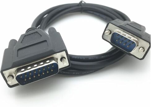 DB9 9pin to DB15 15PIN DB9 ذكر إلى DB15 الذكور كابل 1.5M (1M) in Saudi Arabia