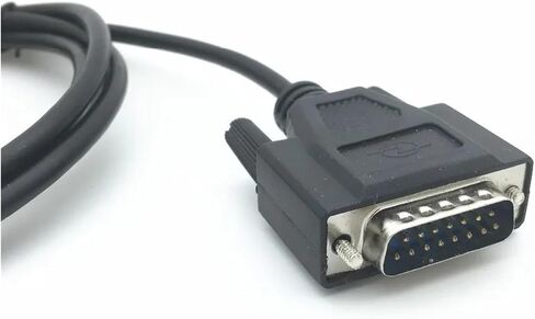 DB9 9pin to DB15 15PIN DB9 ذكر إلى DB15 الذكور كابل 1.5M (1M) in Saudi Arabia