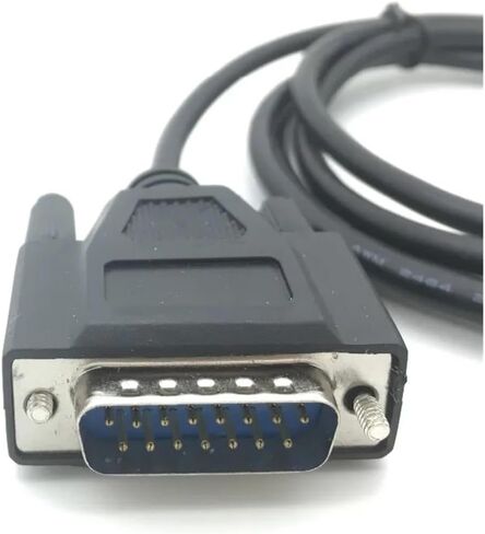 DB9 9pin to DB15 15PIN DB9 ذكر إلى DB15 الذكور كابل 1.5M (1M) in Saudi Arabia