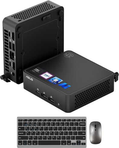 ASUS NUC 15 Pro Small PC ، Intel Series 2 Core 7 240H (10C/16T ، حتى 5.2 جيجا هرتز) ، أجهزة كمبيوتر سطح المكتب Mini 64GB DDR5 RAM ، 2TB PCIE SSD ، Intel Graphics ، Thunderbolt 4 ، Win 11 Pro ، WiFi 7 ، BT 5.4 ، Quad 4K Hdr in Saudi Arabia