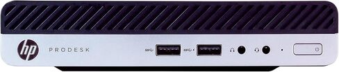 HP Windows 11 كمبيوتر Desktop Prodesk 400G4 | Intel Core i5-8500t Six Core 16GB DDR4 RAM | 128GB NVME SSD | Wi-Fi + Bluetooth | DP إلى محول HDMI | جهاز كمبيوتر لمراقبة كابلات HDMI و DP (متجددة) ... in Saudi Arabia