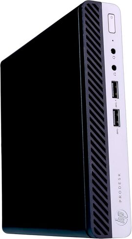 HP Windows 11 كمبيوتر Desktop Prodesk 400G4 | Intel Core i5-8500t Six Core 16GB DDR4 RAM | 128GB NVME SSD | Wi-Fi + Bluetooth | DP إلى محول HDMI | جهاز كمبيوتر لمراقبة كابلات HDMI و DP (متجددة) ... in Saudi Arabia
