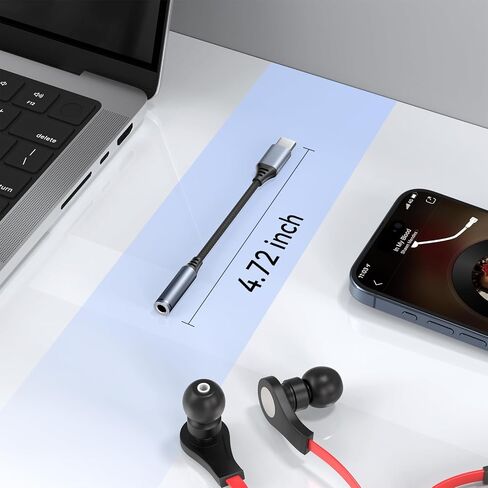 Meliya USB C to 3.5mm Audio Headphone Jack Adapter, Type C to Aux Audio Dongle Cable Cord Compatible with iPhone 16/15 Plus Pro Max, Samsung Galaxy S25 S24 S23 S22 S21 Plus Pro Max Ultra in Saudi Arabia