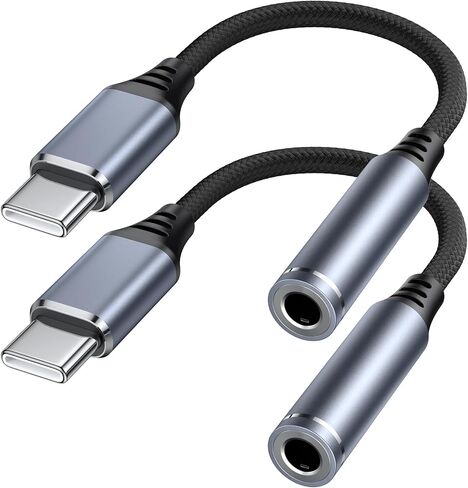 Meliya USB C to 3.5mm Audio Headphone Jack Adapter, Type C to Aux Audio Dongle Cable Cord Compatible with iPhone 16/15 Plus Pro Max, Samsung Galaxy S25 S24 S23 S22 S21 Plus Pro Max Ultra in Saudi Arabia