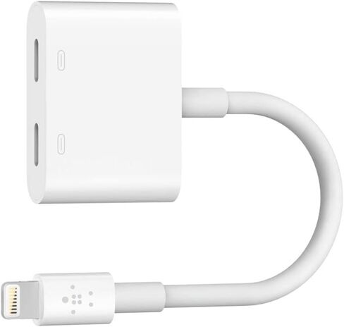 Belkin Lightning iPhone Audio & Charger Rockstar, White, Auxiliary, Lightning in Saudi Arabia
