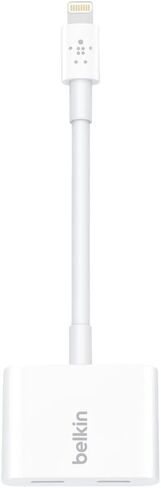 Belkin Lightning iPhone Audio & Charger Rockstar, White, Auxiliary, Lightning in Saudi Arabia