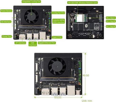 Waveshare Jetson Orin NX AI Development Kit for Embedded and Edge Systems, with 16GB Memory Jetson Orin NX Module in Saudi Arabia
