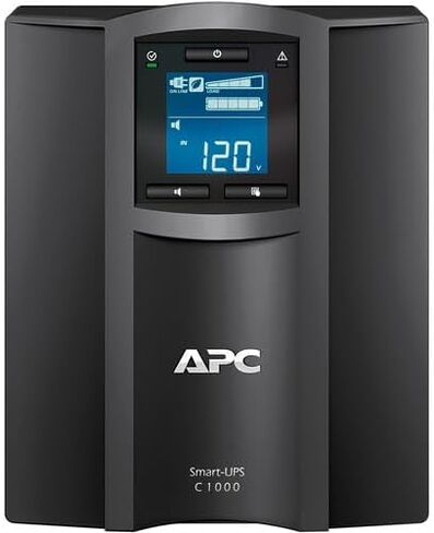 APC Smart-UPS, SMC1000C Tower Back-UPS, 1000 VA Backup Battery Power Supply, 8 x NEMA 5-15R, SmartConnect Port, AVR, LCD Bundled with 16GB USB Storage in Saudi Arabia