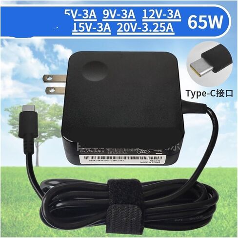 Suitable for Laptop Computer ADLX65YLC3D Charger Power Adapter Type-C 20V 3.25A(Dark Gray) in Saudi Arabia