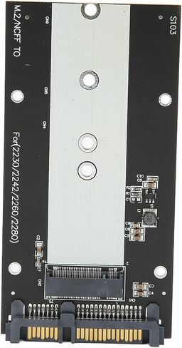 Zunate M.2 NGFF إلى 3.0 بطاقة محول ، 6000 ميجابايت نقل سريع M.2 NGFF إلى III محول محول B Support B Key M.2 NGFF SSD لـ 2230 2242 2260 2280 22110mm in Saudi Arabia