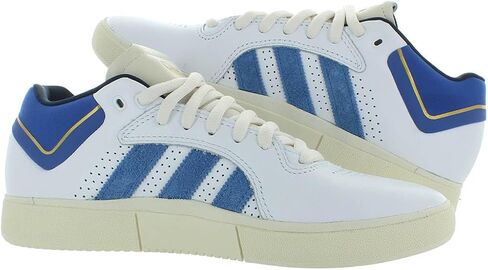 adidas Tyshawn Low Shoes - Core Black/White/Gold Metallic - 9.5 in Saudi Arabia