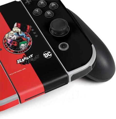 ألعاب Skinit Scenit Maming Skin متوافقة مع Nintendo Switch OLED (2021) - تصميم DC Comics Harley Quinn Puddin المرخص رسميًا in Saudi Arabia