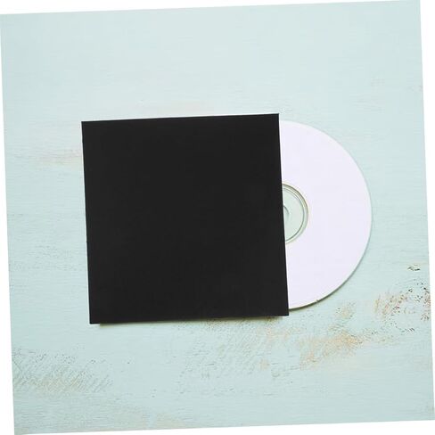 OperItacx 12pcs Cardboard CD تخزين الأظرف أعيد ملء الأكمام الورقية لأقراص DVDs أقراص الموسيقى بطاقات الزفاف منظم محمول مريح للمنزل والسفر in Kuwait