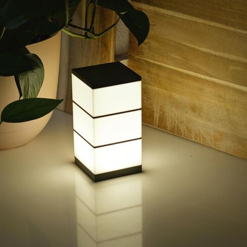 مصباح مكتب LED على طراز Shoji ، قابلاً للذات ، ثلاث درجات حرارة ملونة ، ديكور الحد الأدنى ، الجمالية ، الغريبة ، الحديثة ، الفاخرة ، التكنولوجيا المطبوعة ثلاثية الأبعاد فريدة من نوعها فريدة من نوعها in Saudi Arabia