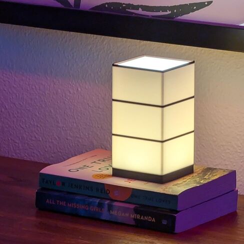 مصباح مكتب LED على طراز Shoji ، قابلاً للذات ، ثلاث درجات حرارة ملونة ، ديكور الحد الأدنى ، الجمالية ، الغريبة ، الحديثة ، الفاخرة ، التكنولوجيا المطبوعة ثلاثية الأبعاد فريدة من نوعها فريدة من نوعها in Saudi Arabia