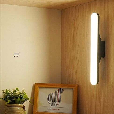 Magnet LED Reading Lamp Stepless Dimmable Wall Lamp Built in USB Rechargeable Battery Compatible with Desk Studing Mirror Cabinet,Wall lamp, mm-102 in Kuwait
